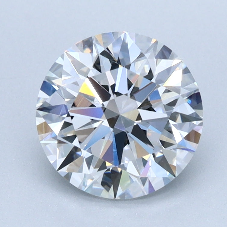 1.5ct ROUND Shaped Diamond | D Color | VVS2 Clarity | IGI Certified