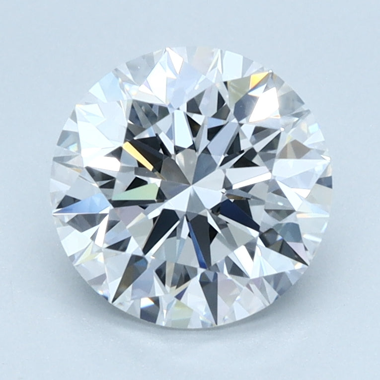 1.61ct ROUND Shaped Diamond | D Color | VVS2 Clarity | IGI Certified