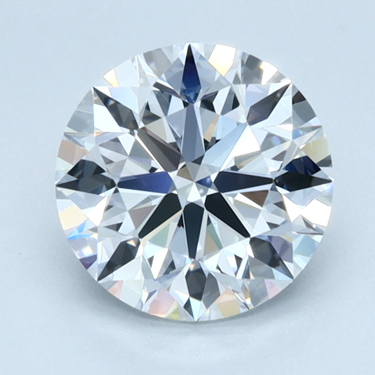 1.61ct ROUND Shaped Diamond | D Color | VVS2 Clarity | IGI Certified