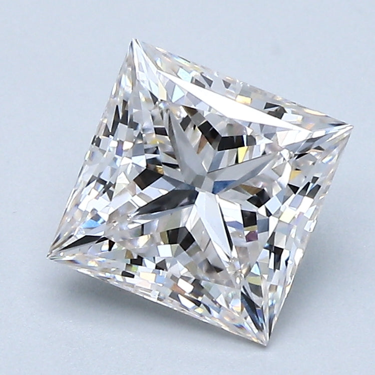 1.78ct PRINCESS Shaped Diamond | I Color | VS1 Clarity | GCAL Certified