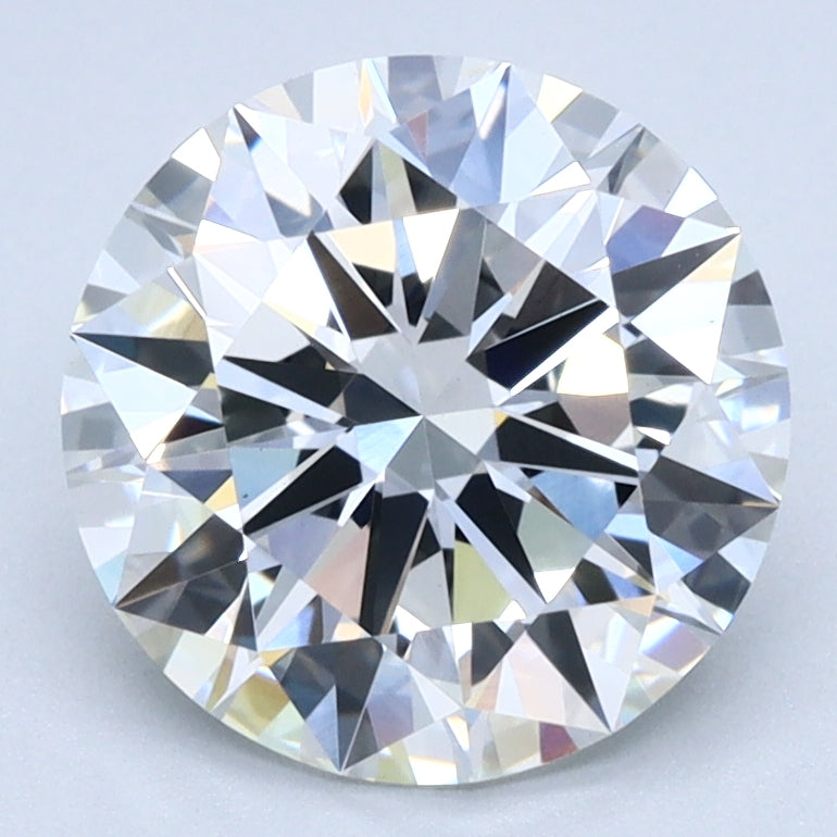 2.5ct ROUND Shaped Diamond | G Color | VS1 Clarity | IGI Certified