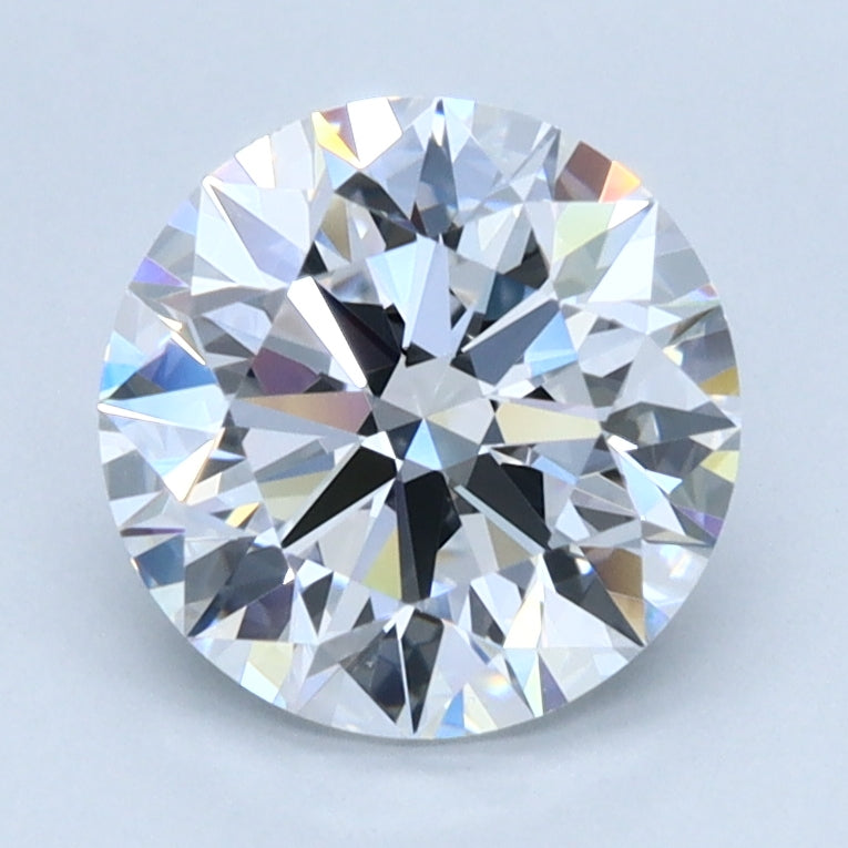 1.7ct ROUND Shaped Diamond | D Color | VVS2 Clarity | IGI Certified