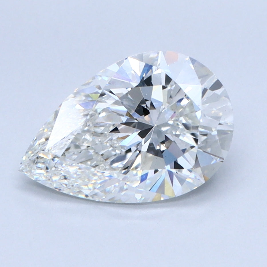 1.65ct PEAR Shaped Diamond | F Color | VS1 Clarity | IGI Certified