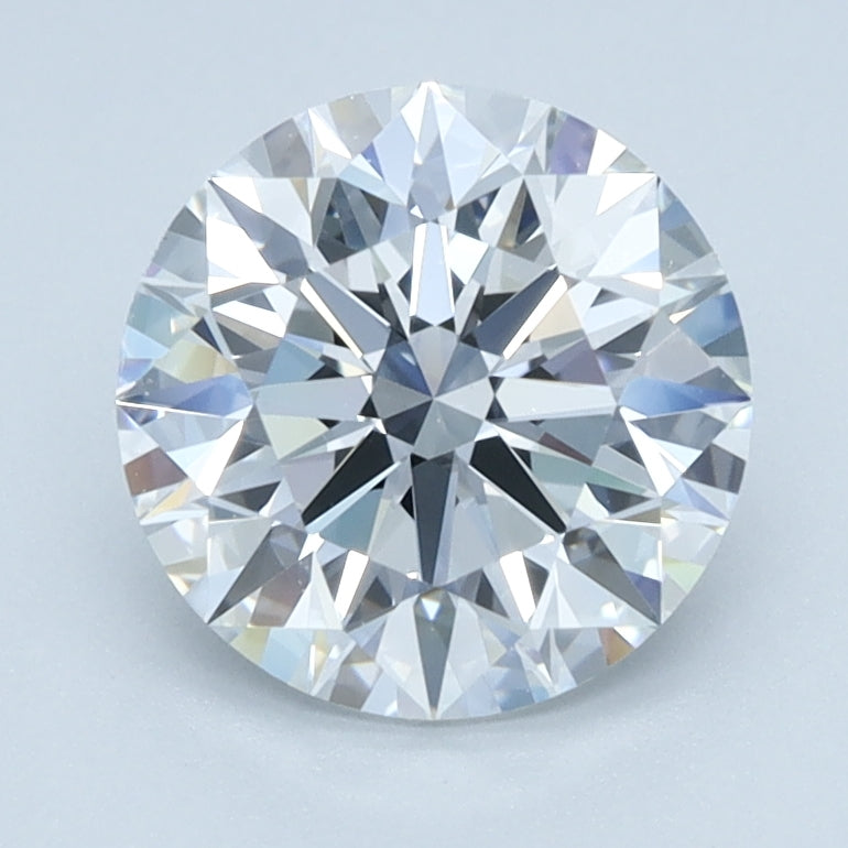 1.67ct ROUND Shaped Diamond | F Color | VVS2 Clarity | IGI Certified