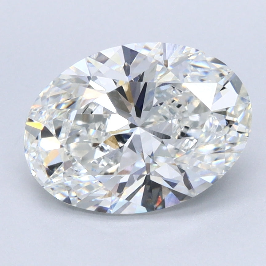 2ct OVAL Shaped Diamond | F Color | VVS2 Clarity | IGI Certified