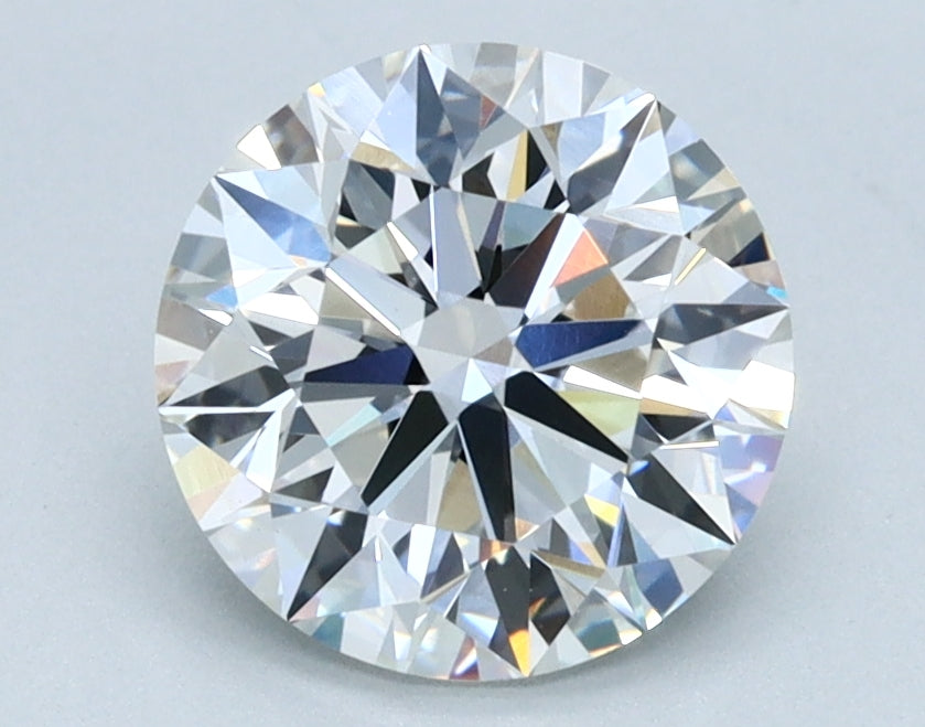 1.7ct ROUND Shaped Diamond | F Color | VVS2 Clarity | IGI Certified