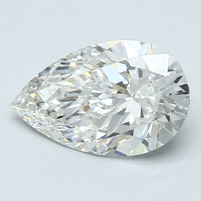 1.72ct PEAR Shaped Diamond | F Color | VVS2 Clarity | IGI Certified