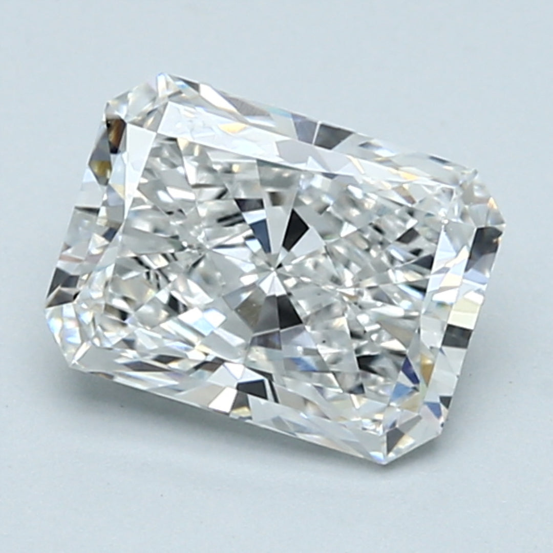 1.7ct RADIANT Shaped Diamond | E Color | VS2 Clarity | IGI Certified