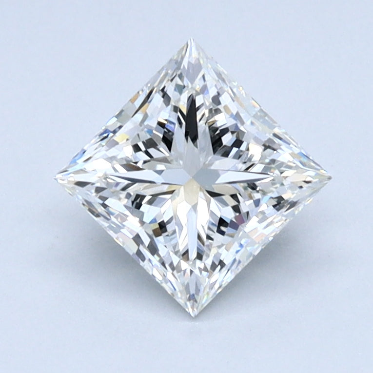 1ct PRINCESS Shaped Diamond | G Color | VVS2 Clarity | IGI Certified