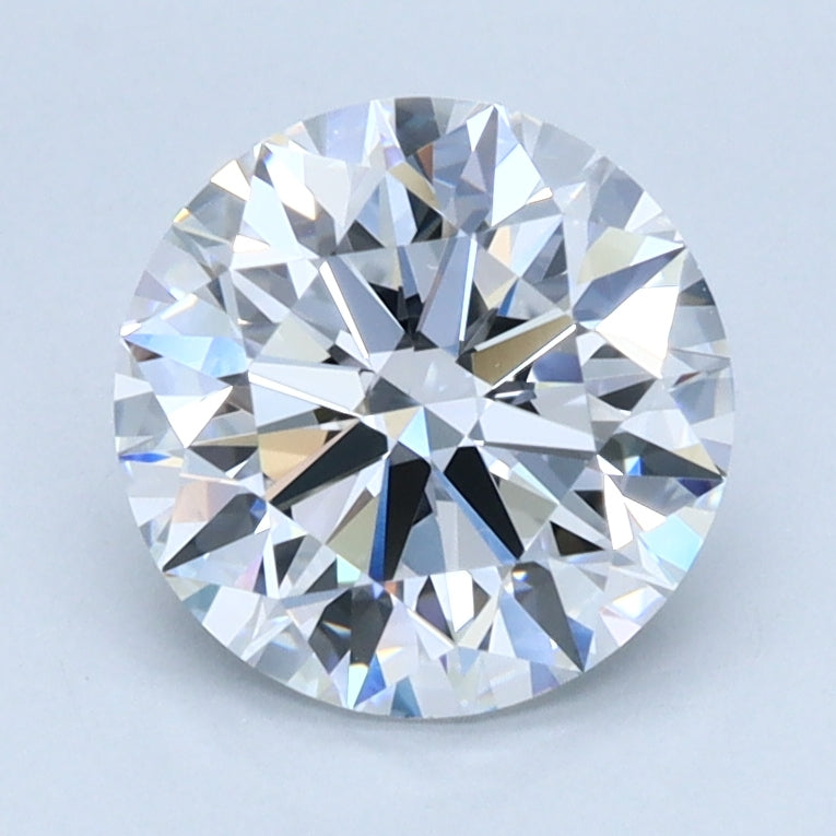 1.6ct ROUND Shaped Diamond | D Color | VVS2 Clarity | IGI Certified