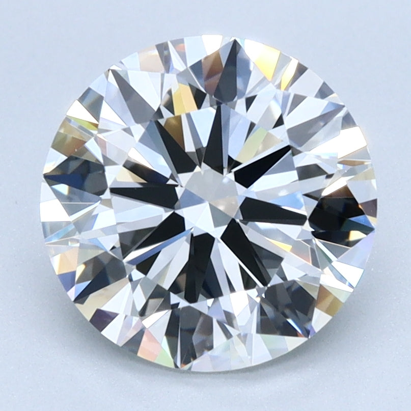 2.44ct ROUND Shaped Diamond | G Color | VVS2 Clarity | IGI Certified