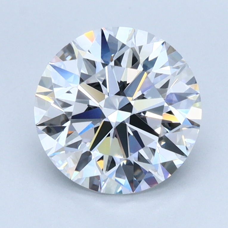 1.54ct ROUND Shaped Diamond | D Color | VVS2 Clarity | IGI Certified