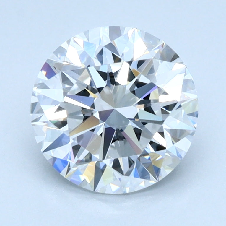 1.61ct ROUND Shaped Diamond | D Color | VVS2 Clarity | IGI Certified