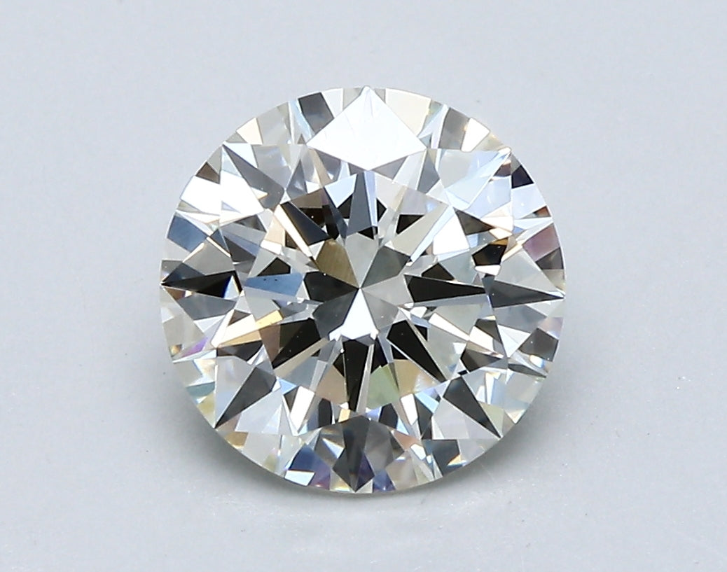 2ct ROUND Shaped Diamond | J Color | VS1 Clarity | IGI Certified