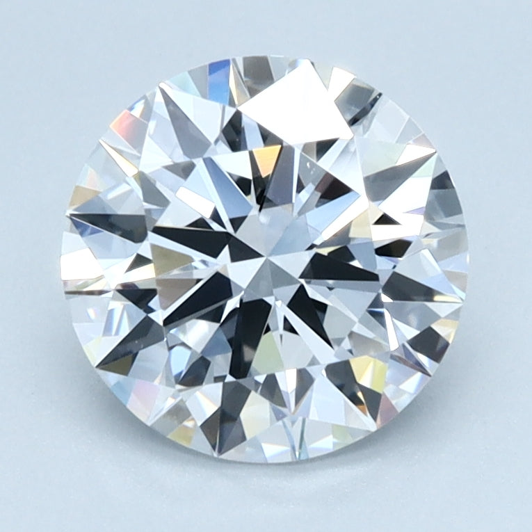 1.66ct ROUND Shaped Diamond | D Color | VVS2 Clarity | IGI Certified