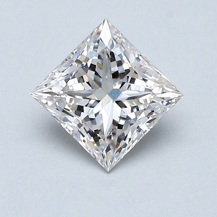 0.74ct PRINCESS Shaped Diamond | J Color | VS1 Clarity | GCAL Certified