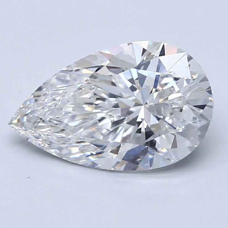 2.29ct PEAR Shaped Diamond | F Color | VS2 Clarity | IGI Certified