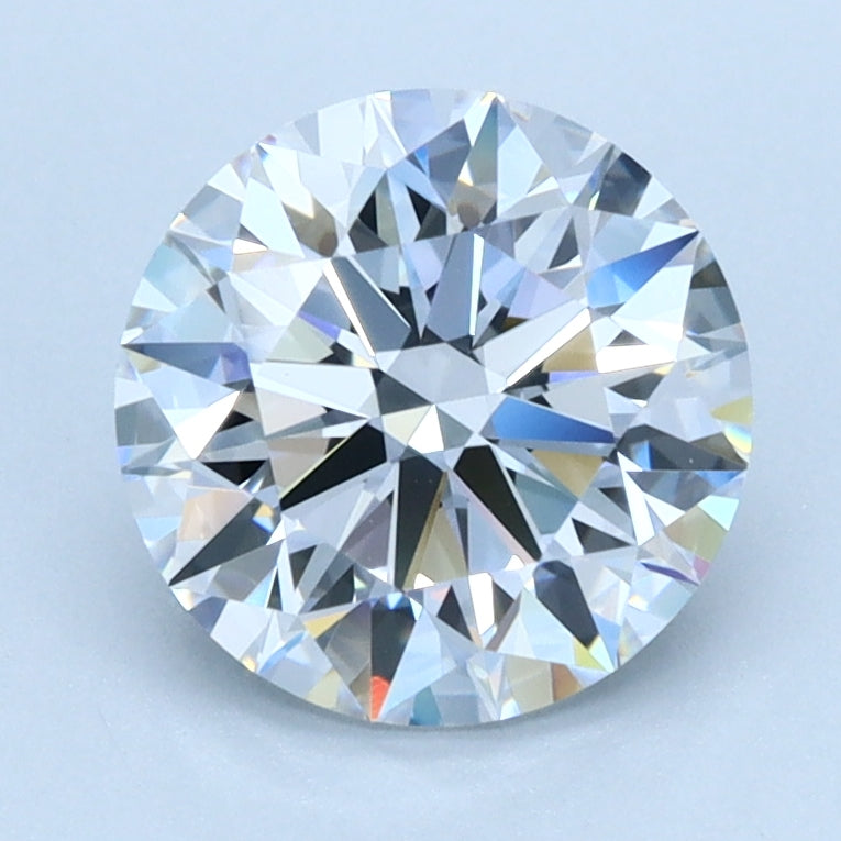 1.71ct ROUND Shaped Diamond | D Color | VVS2 Clarity | IGI Certified