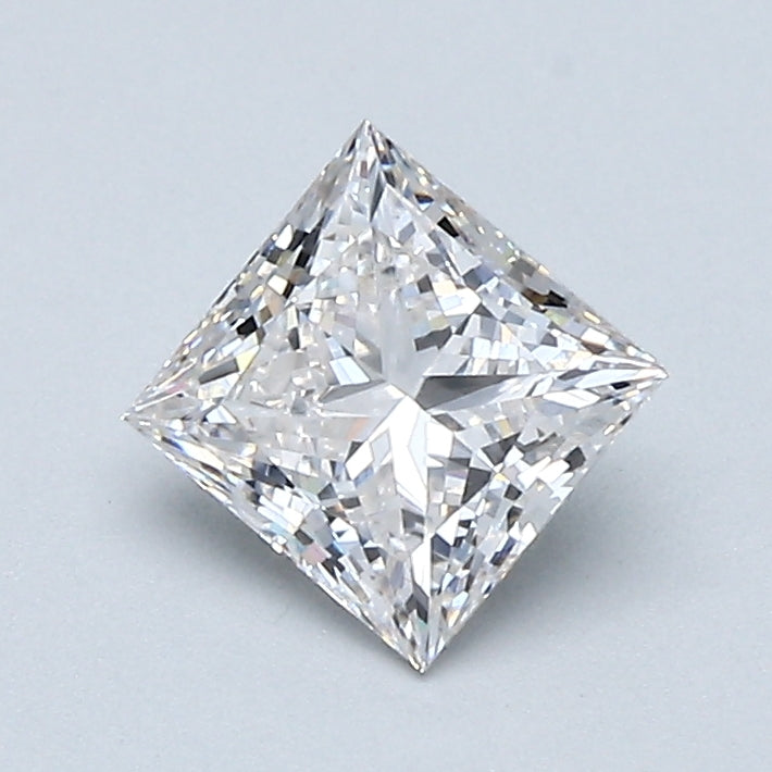 0.79ct PRINCESS Shaped Diamond | H Color | VVS2 Clarity | GCAL Certified