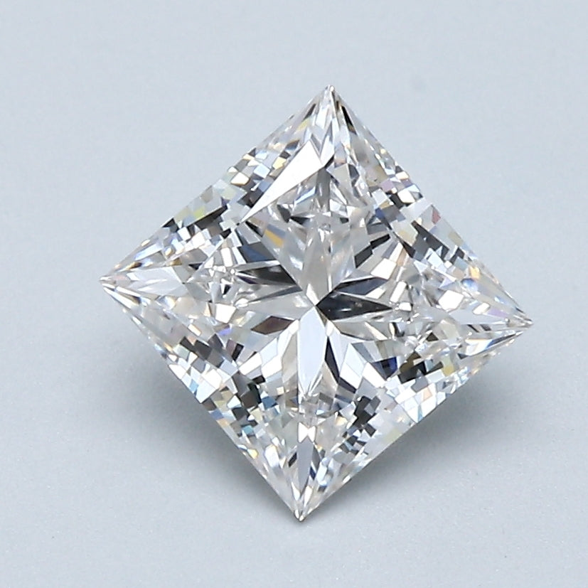 1.38ct PRINCESS Shaped Diamond | H Color | VS1 Clarity | IGI Certified