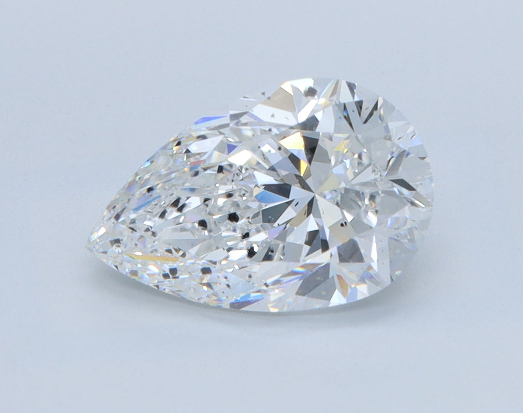 2ct PEAR Shaped Diamond | E Color | SI2 Clarity | IGI Certified