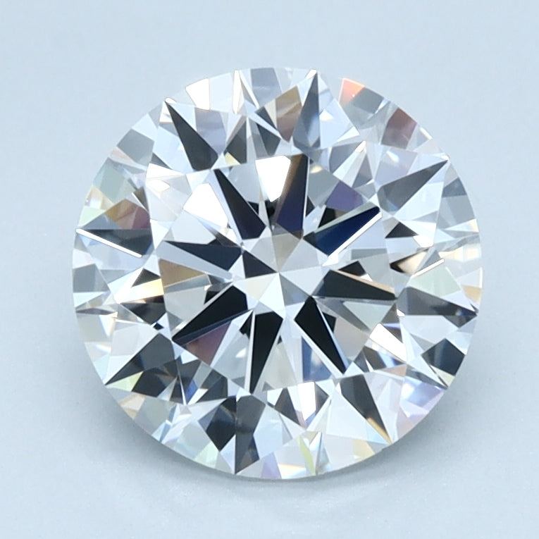 1.7ct ROUND Shaped Diamond | D Color | VVS2 Clarity | IGI Certified