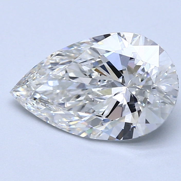 2.22ct PEAR Shaped Diamond | G Color | VVS2 Clarity | IGI Certified