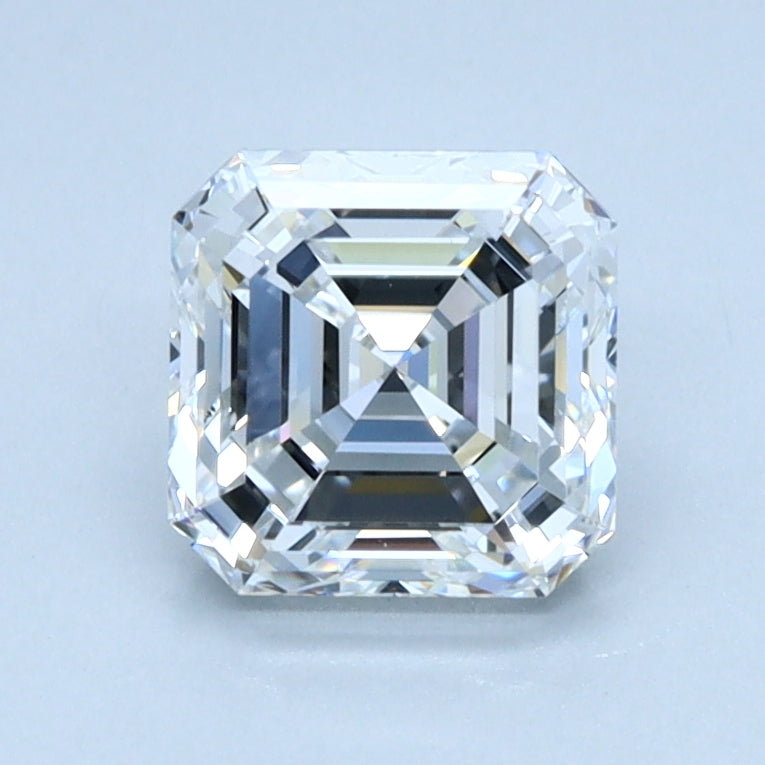 1.24ct ASSCHER Shaped Diamond | E Color | VVS1 Clarity | IGI Certified