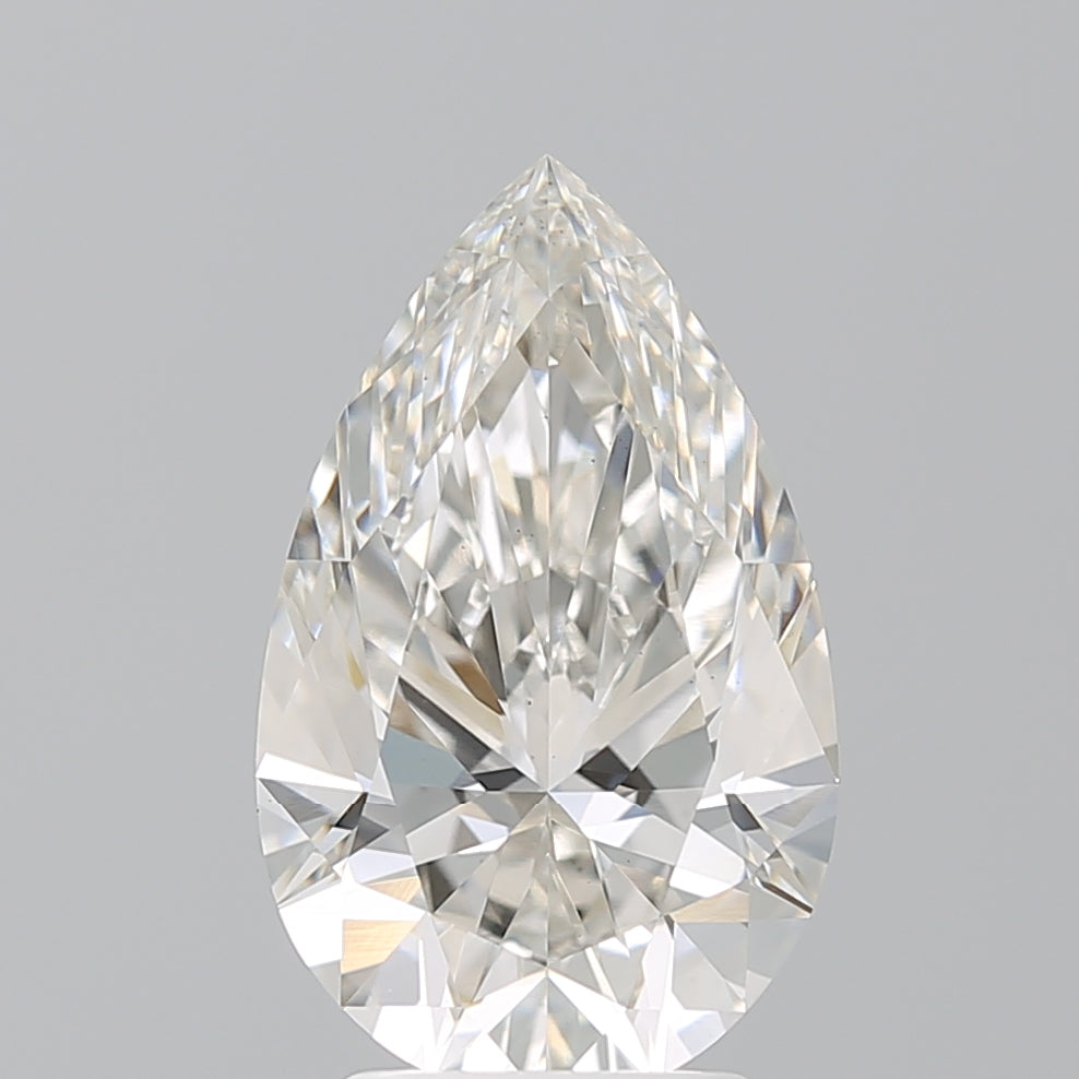 3.11ct PEAR Shaped Diamond | H Color | VS1 Clarity | IGI Certified