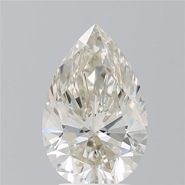 3.02ct PEAR Shaped Diamond | H Color | VS1 Clarity | IGI Certified