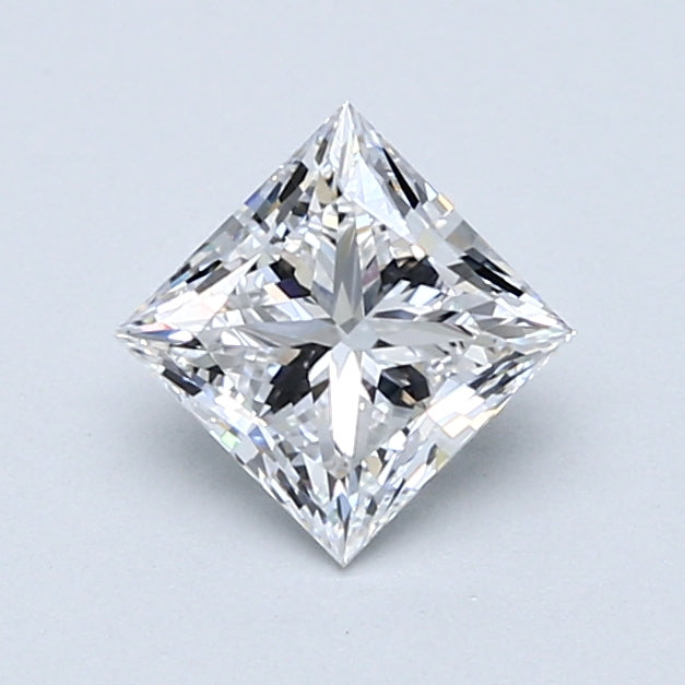 1ct PRINCESS Shaped Diamond | D Color | VVS2 Clarity | IGI Certified