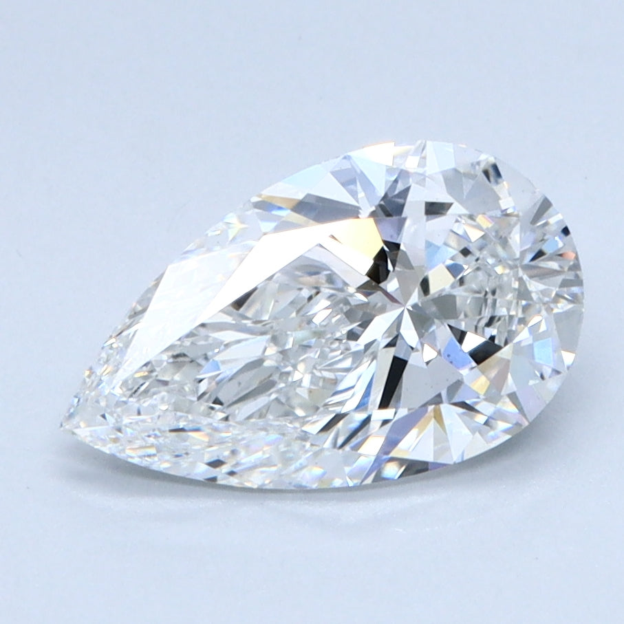 1.5ct PEAR Shaped Diamond | E Color | VS1 Clarity | IGI Certified