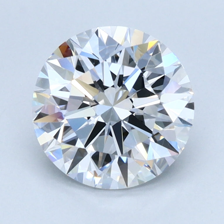 1.5ct ROUND Shaped Diamond | D Color | VVS2 Clarity | IGI Certified