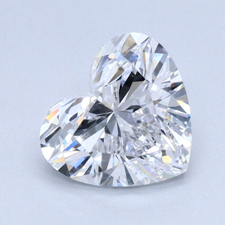 1.07ct HEART Shaped Diamond | D Color | VVS2 Clarity | IGI Certified