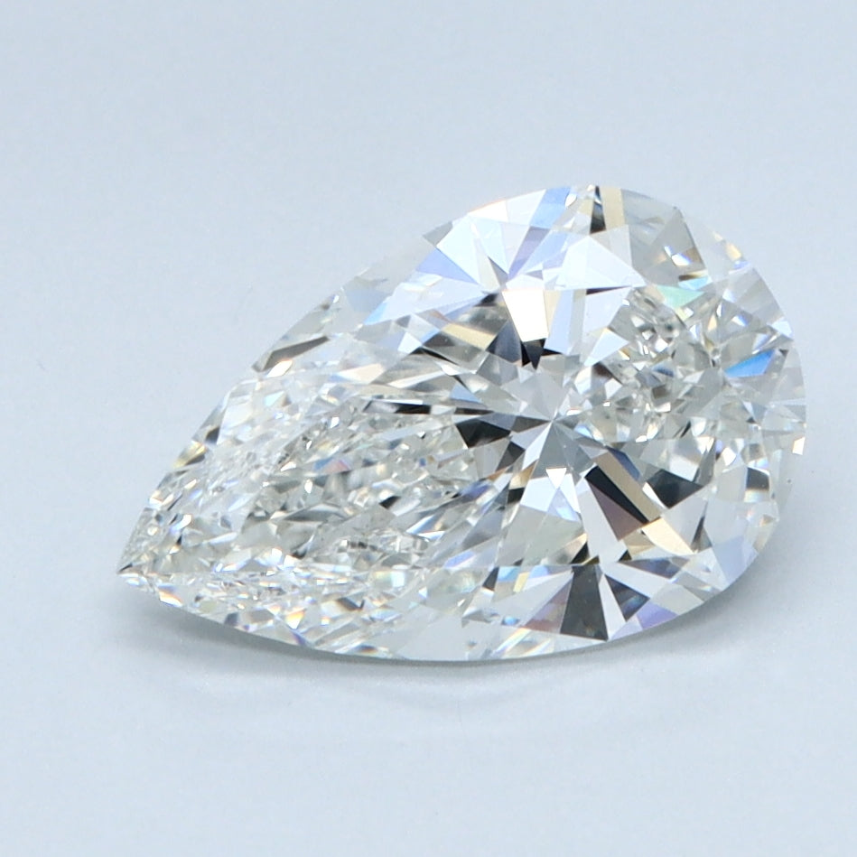 1.57ct PEAR Shaped Diamond | G Color | VS1 Clarity | IGI Certified