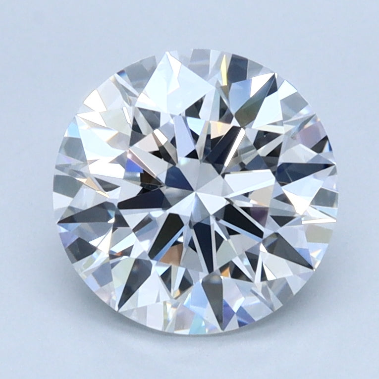 1.61ct ROUND Shaped Diamond | D Color | VVS2 Clarity | IGI Certified