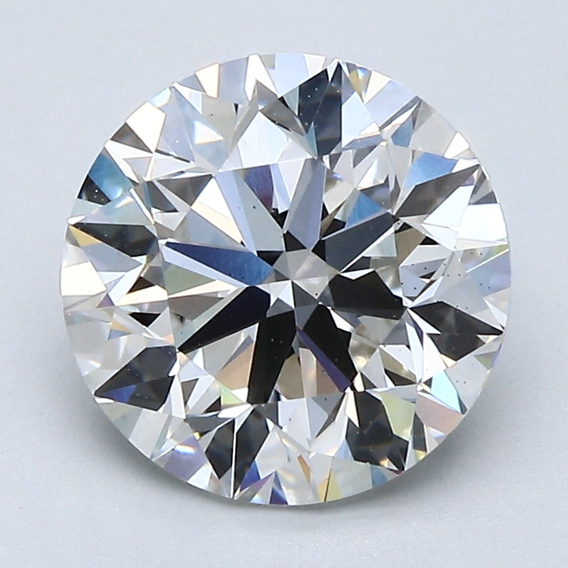 2.96ct ROUND Shaped Diamond | I Color | VS2 Clarity | GCAL Certified