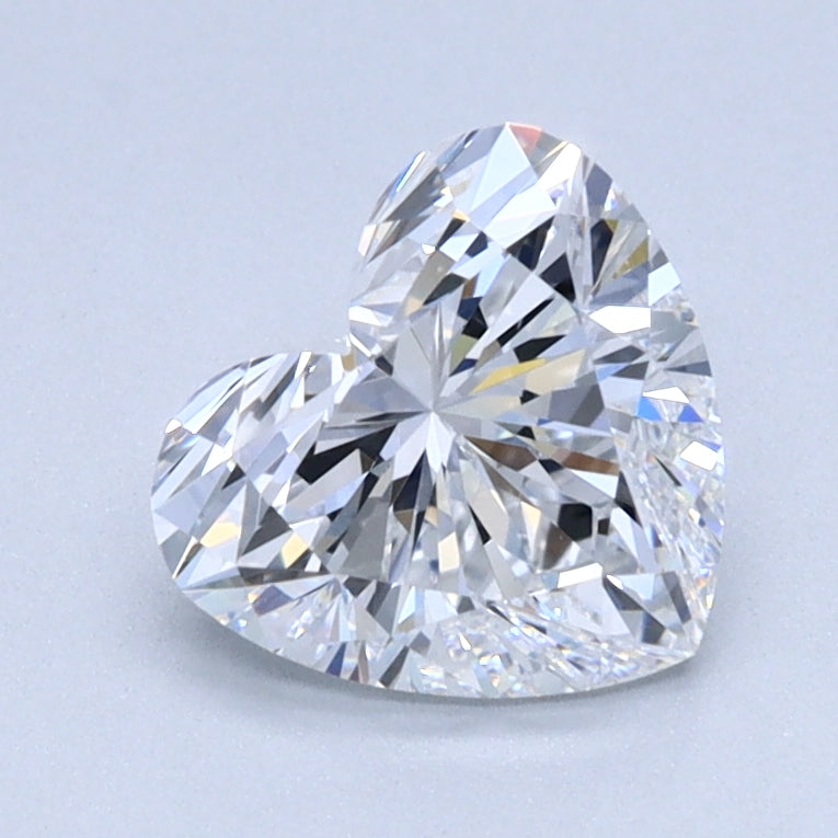 1.21ct HEART Shaped Diamond | D Color | VVS2 Clarity | IGI Certified