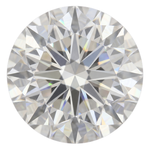 Round lab grown diamond